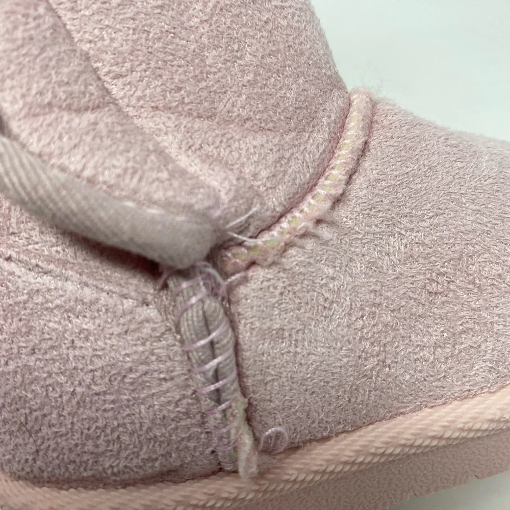 Pink Toddler Girl Lined Boots Size 5